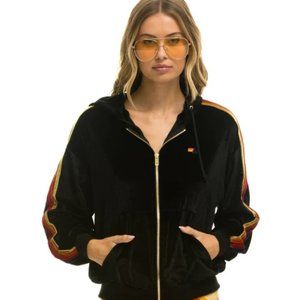 Aviator Nation Classic Velvet Relaxed Fit Hoodie